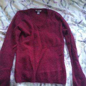 Berry Cashmere Sweater